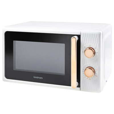 Goodmans Honeycomb White Rose Gold Mikrowelle 4 Leistungsstufen leicht zu reinigen