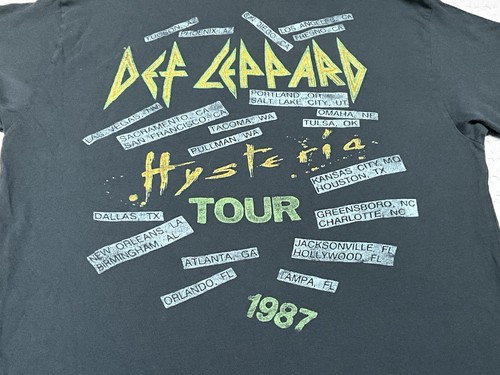 Daydreamer Def Leppard T-shirt double-sided L Large Hysteria Made In The USA - Picture 6 of 8
