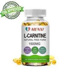 L-Carnitine 1500mg, High Potency Supports Natural Energy Production 60 Capsules