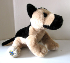Webkinz German Shepherd Dog Plush HM146 Ganz No Code 11 Inch Stuffed Animal Toy 