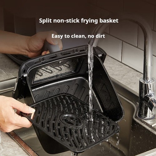 6.2L BEAR Air Fryer Electric Oven Oil Free LCD Display Healthy Cooker Kitchen AU - Bild 4 von 9