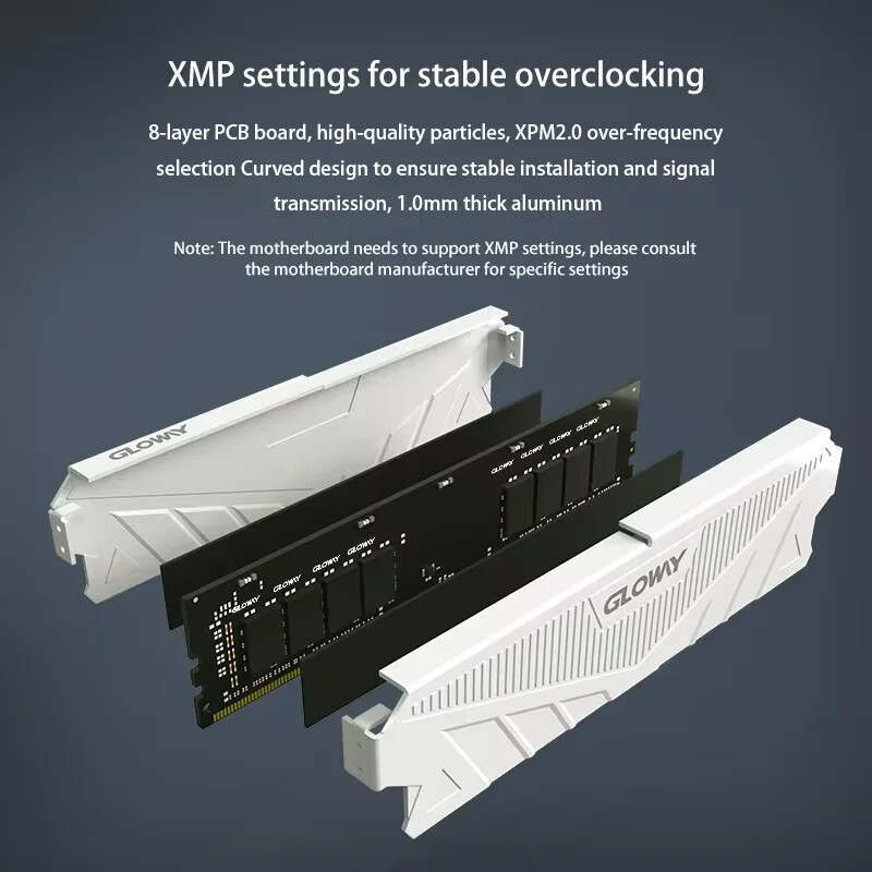 Gloway memoria ram ddr4 8gb 16gb 3200mhz 3600mhz Desktop memoria