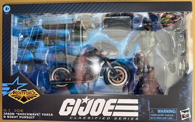 GI Joe Classified Night Force Shockwave And Night Pursuit Walmart Exclusive