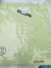 EMBROIDERED COTTON TOP KURTA YOGA TUNIC size 2X L 50