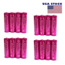 16pcs AA 900mAh Ni-Cd  Ni-Cad 1.2V Rechargeable Battery Pink US Stock free ship