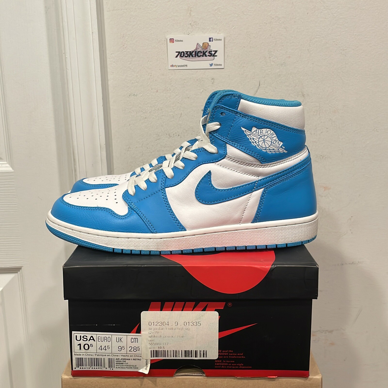 Jordan 1 Retro High OG UNC 2015 for Sale | Authenticity Guaranteed | eBay