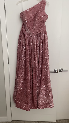 pink sequin flowy dress Lynne Pink Sequin Midi Dress – Frock and Frill