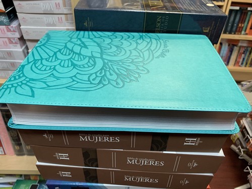 Biblia letra Super Gigante Aqua, Simil Piel reina valera 1960 letra 16 puntos - Picture 2 of 12