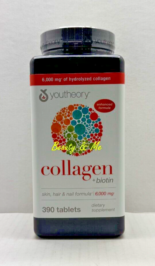 youtheory Collagen plus Biotin 390 Tablets | eBay