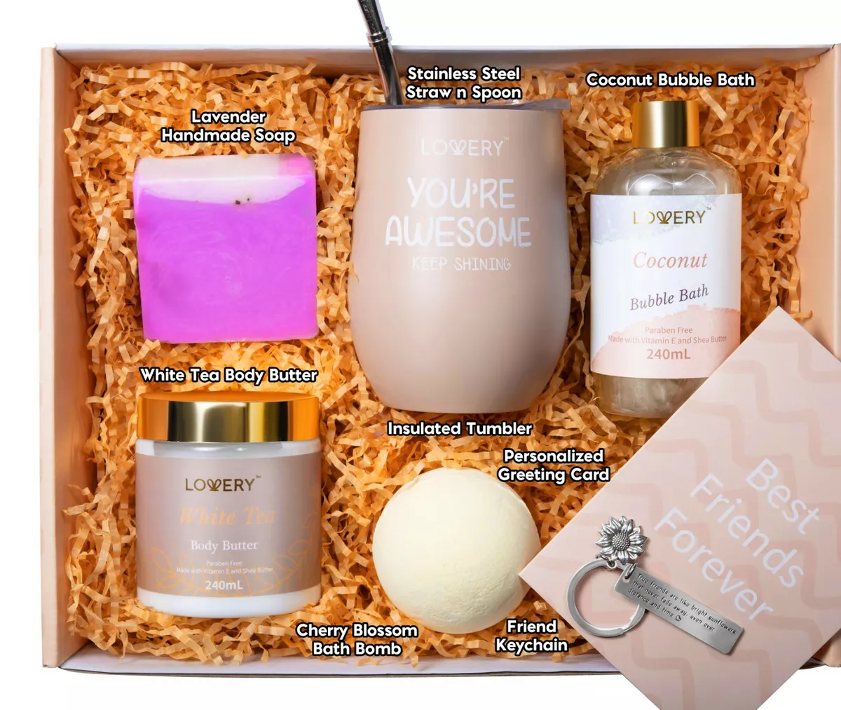 Birthday Gifts for Women Best Friend – Gifts for Her – Spa Tumbler