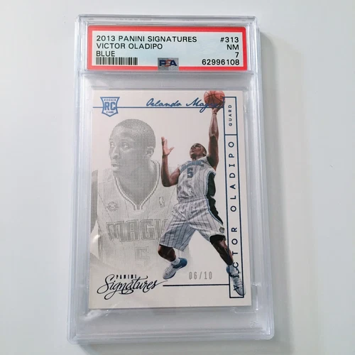 2013 Panini Signatures Victor Oladipo Blue #313 6/10 PSA 7 NM