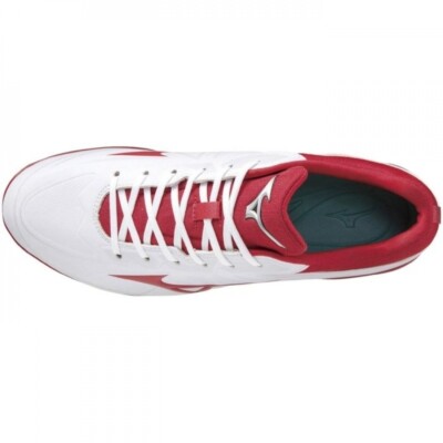 Mizuno Lightrevo Buddy [11GM212162] Men Baseball Spikes White/Red 