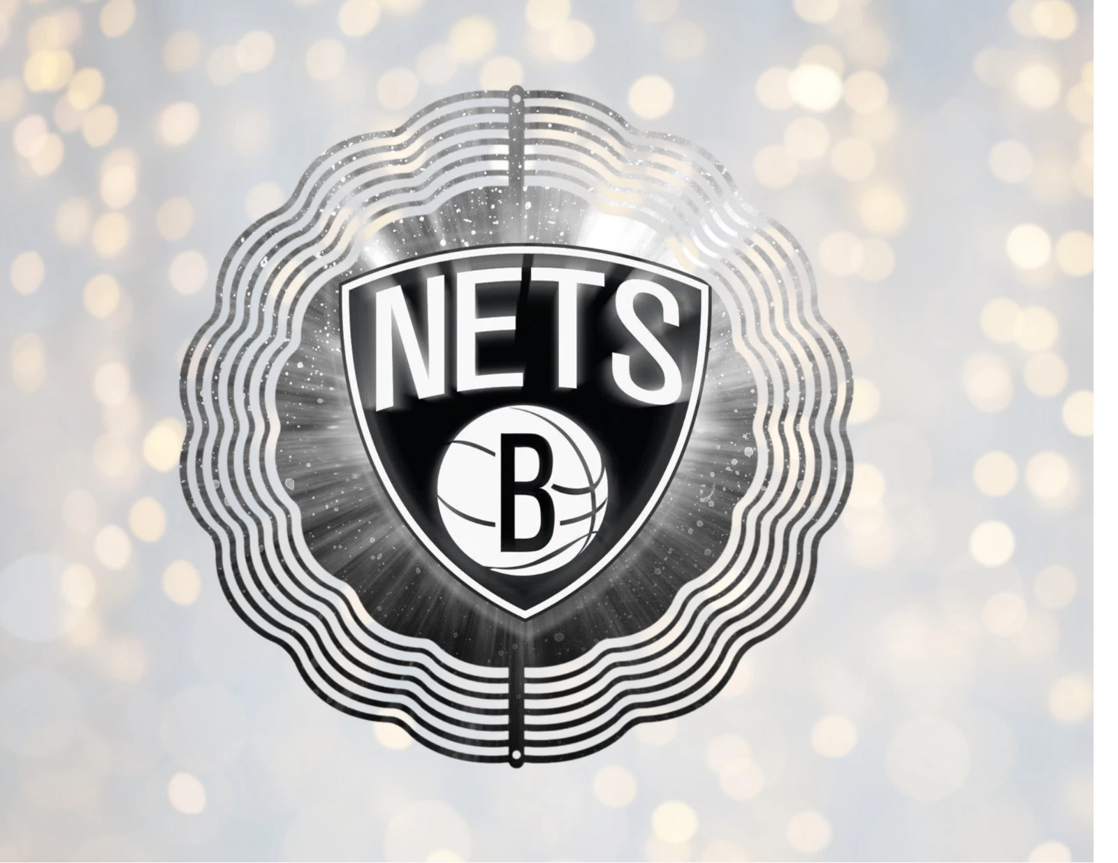 Brooklyn Nets Round Wind Spinner