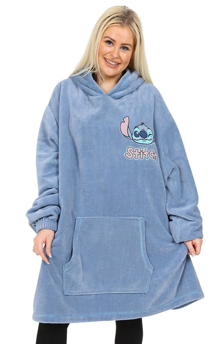 Womens Lilo and Stitch Oversized Hoodie Blanket