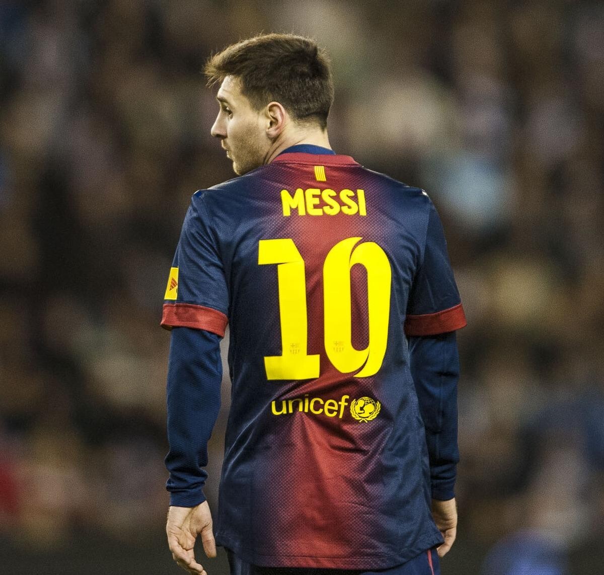 MEN'S FC BARCELONA 2012/2013 LEO MESSI #10 FOOTBALL SOCCER