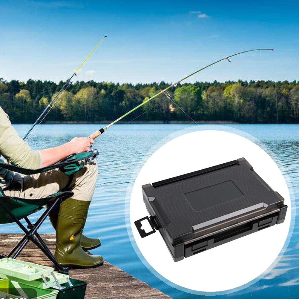 Double Sided Fishing Tackle Box Storage Organizer Jig Box for Fly