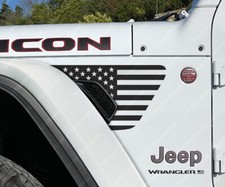 Usa Flag Fender Vent Decals To Fit Jeep Wrangler Gladiator Rubicon Mojave 392 Usa Flag Fender Vent Decals To Fit Jeep Wrangler Gladiator Rubicon Mojave 392