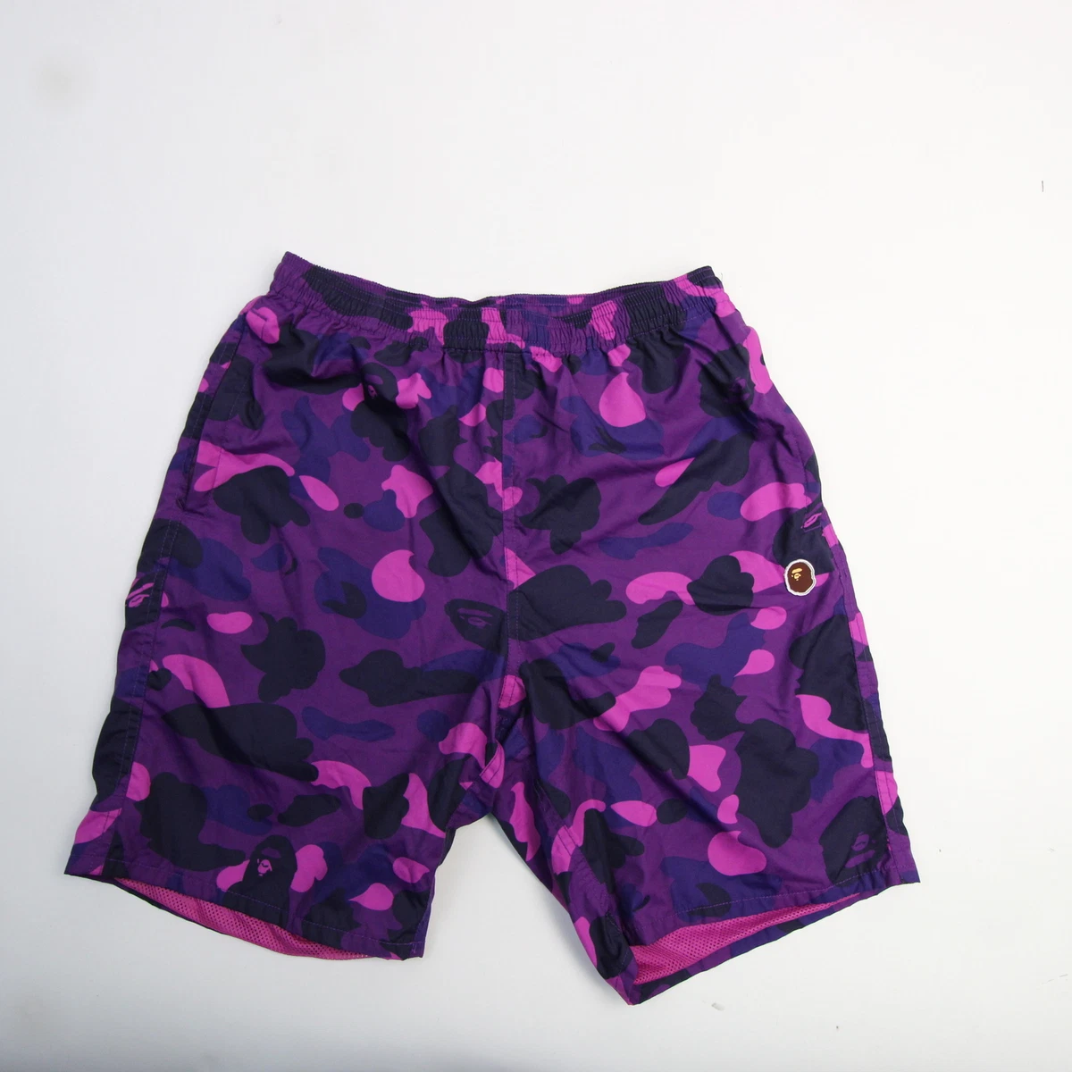 Bape Athletic Shorts Men s Purple Camouflage Used eBay