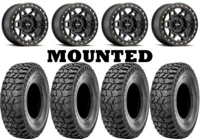 Kit 4 Sedona Ridge Saw 2.0 33x9.5-15 on Method 405 Beadlock Matte Black TER