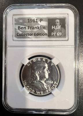 Ben Franklin Half Dollar | 1961-P | Proof | Collector Edition | Mirror Finish
