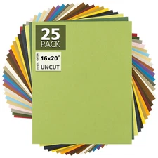 25-Pack Uncut Photo Mat Boards Full Sheet for Art Prints Photos Prints