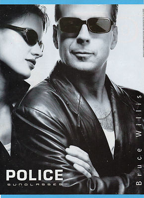 CIAK999-PUBBLICITA'/ADVERTISING-1999- POLICE SUNGLASSES+BRUCE WILLIS  (vers.B) | eBay