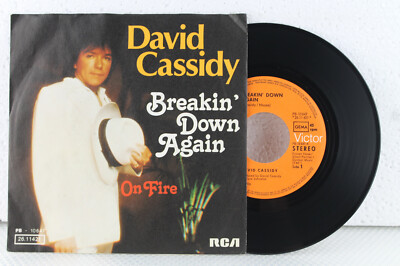 7'' - DAVID CASSIDY - Breakin´ Down Again - On Fire - RCA 1976