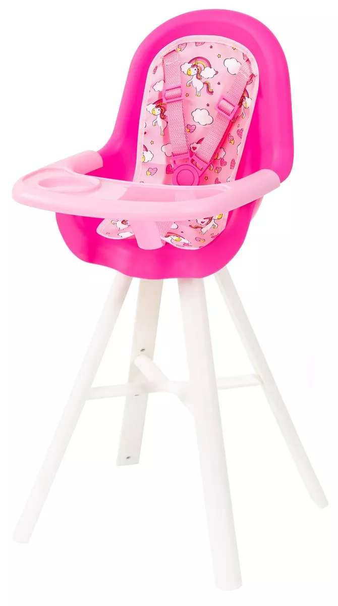 Bayer Deluxe Children s Pretend Role Play Dolls Highchair eBay