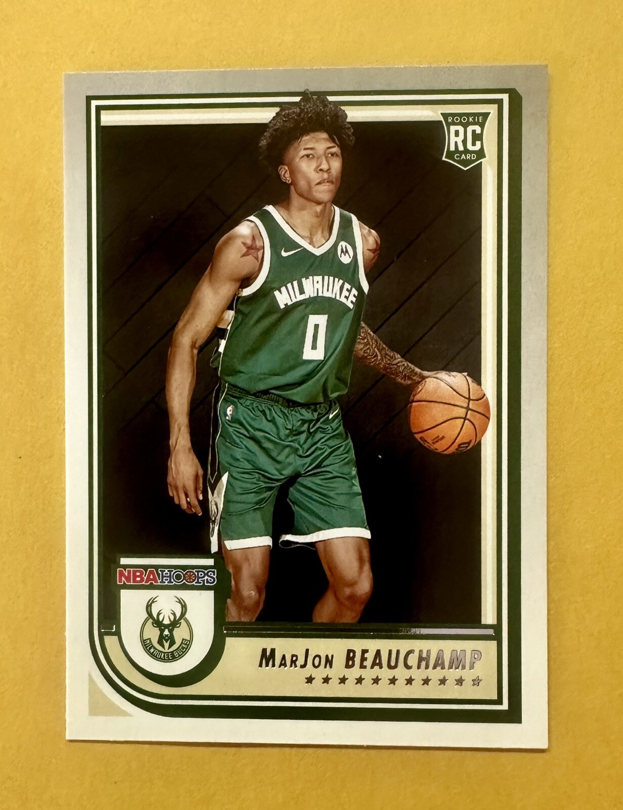 2022-23 Panini NBA Hoops MarJon Beauchamp (RC) #254 Milwaukee Bucks