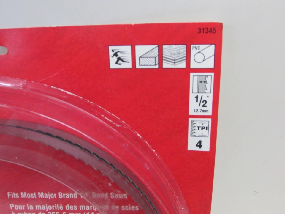 ¡NUEVO! VERMONT AMERICAN TOOLS #31345 HOJA DE SIERRA DE CINTA 93-1/2" X 1/2" Foto 4 de 4