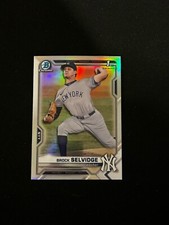 2021 Bowman Chrome Brock Selvidge 1st Bowman Refractor #BDC-24 New York Yankees
