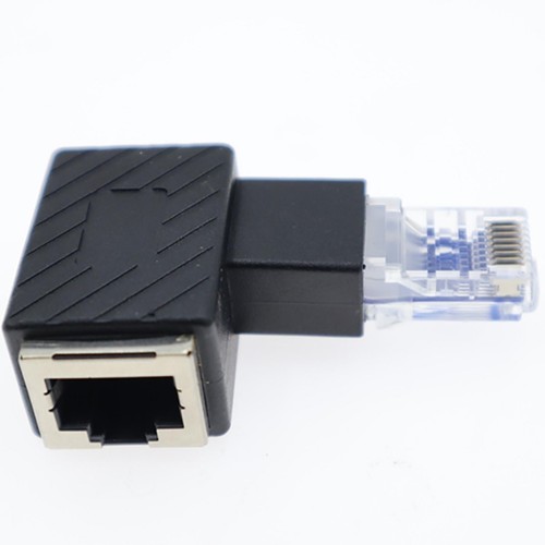 Straight/Up/Down/Left/Right 90 Degree Right Angle RJ45 Male to Female Adapter - 第 2/25 張圖片