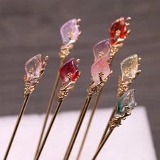  Women Metal Hair Chopsticks Hairpin Hair Clip Vintage Chinese Style Hair Stick 