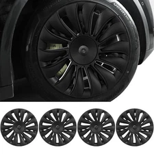 Hubcaps for 20-24 Tesla Model Y Wheel Rim Cover 4PCS 19inch Full Cover Hubcaps