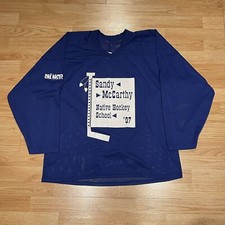 Vintage Sandy McCarthy Native Hockey School Jersey NHL Calgary Flames Alumni