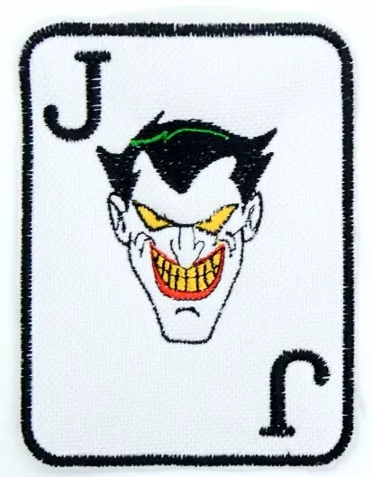 Batman Joker Card Animated Series Embroidered Patch Jack Nicholson Ledger  Comic | eBay