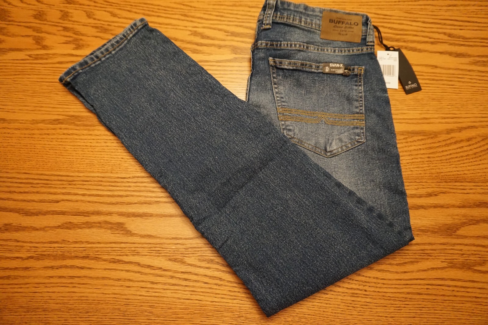 's Buffalo David Bitton Jeans Evan-x Slim Straight Stretch B