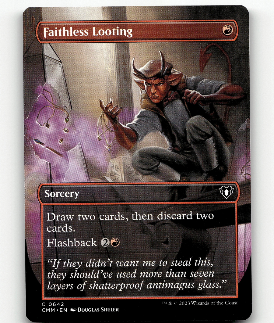 mtg cards like faithless looting Faithless Deal