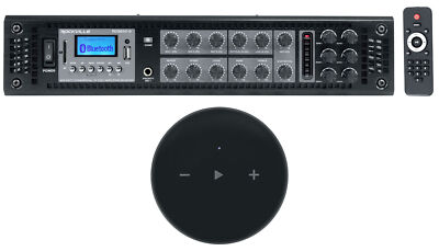 Rockville RCS650-6 650w Zone 70v Commercial Amplifier+Wifi