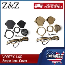 Tactical For VORTEX 1-6X RifleScope Scope Cap Protector Objective Lens Cover US