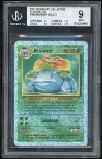 2002 Pokemon Legendary Collection Reverse Foil Venusaur HOLO R #18 BGS 9.0 on eBay