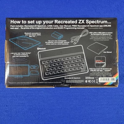 SINCLAIR ZX SPECTRUM The WIRELESS RECREATED EDITION (Phone Tablet