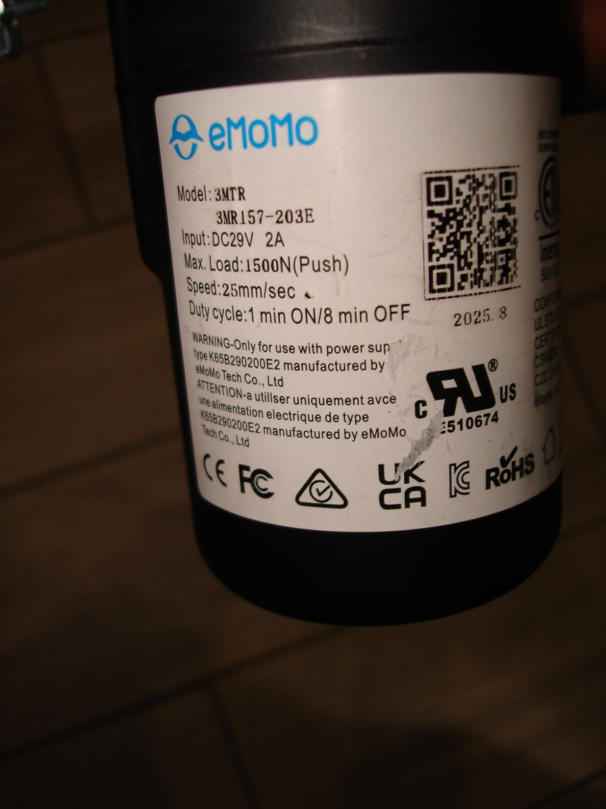 NEW Lift Chair Motor Replacement -Emomo 3MTR 3MR157-203E Power Recliner Motor