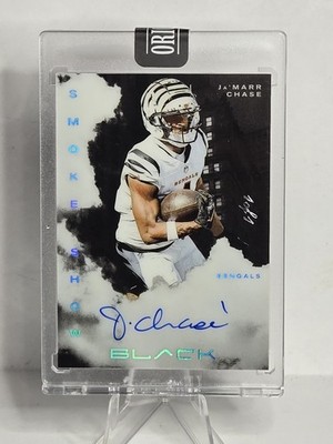 1 OF 1 JA'MARR CHASE 2025 HONORS BLACK 1/1 ORIGINALS SMOKE SHOW ONE OF ONE AUTO