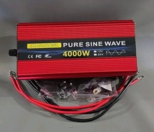 SUNWHEEL 4000W Pure Sine Wave Power Inverters, 12V DC to 110V 120V AC Convert...