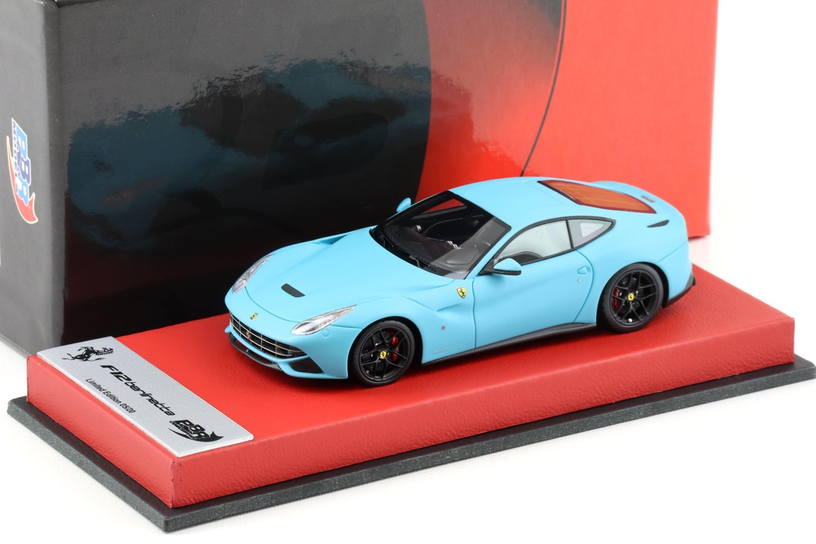 1:43 BBR Ferrari F12 Berlinetta Baby Blue Matt - Limited 20 Pcs.