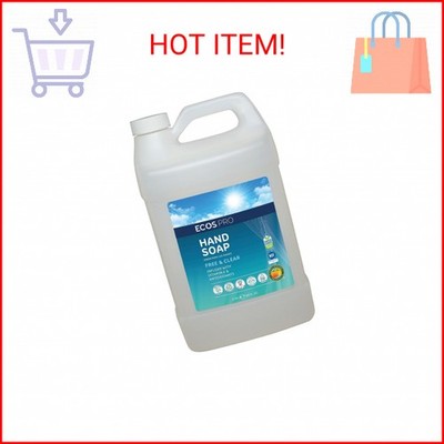 ECOS PRO Liquid Hand Soap, Free & Clean Scent, 1 gal Bottle