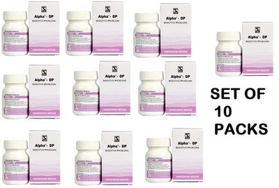 Alpha DP Digestive Tablets | Pack of 10 × 20 g | Natural Relief for Indigestion