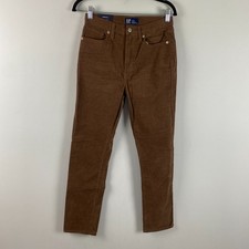 GAP Vintage Slim High Rise Corduroy Pants Womens 4 / 27 Brown