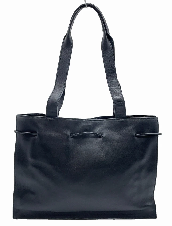 Authentic Gucci 002.1053 Drawstring Leather Black Tote Bag NS101527 - image 2 of 4